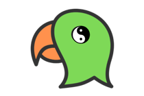 the spiritual parrot logo